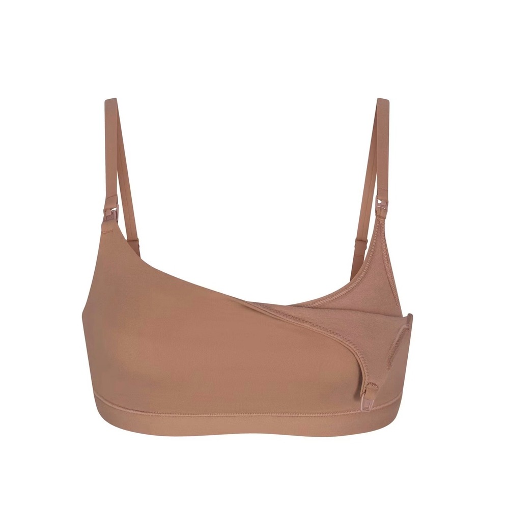 SKIMS Fits Everybody Maternity Nursing Scoop Bralette Sienna Size Large